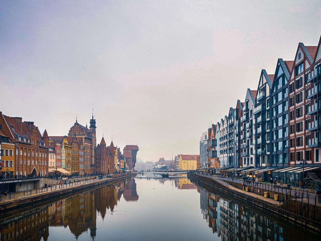 Gdansk Motlawa River Embankment